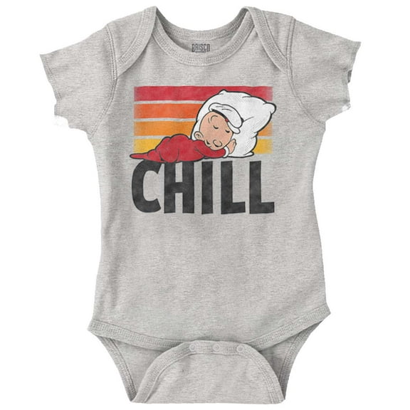 Popeye The Sailor Man Sleeping Chill Romper Boys or Girls Infant Baby Brisco Brands 12M