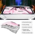 thumbnail image 4 of Kdxio Eiffel Tower and Butterflies Print Front Windshield Sun Shade,Folding Auto Sunshade for Car Truck SUV-Small, 4 of 7