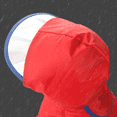 thumbnail image 2 of GASTROPOD Dog Raincoat,Reflective Trim for Visibility and Safety Dog Rain Jacket,Waterproof Fabric for Rainy Days Pet Raincoat,L, 2 of 4