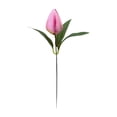 thumbnail image 2 of Gumesh 6 Pcs Fake Tulips Artificial Flowers Real Touch PU Faux Flowers Tulip Stems for Wedding Floral Arrangement Spring Bouquet Home Party Office Decorations for Mother's Day (Pink), 2 of 6