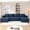 Blue, variant on Vanress 124 Inch U Shaped Modular Sectional Sofa, Modern Corduroy Boneless Sofa for Living Room, Upholstered Deep Seat Cloud Sofas Couches, No Assembly Required, Black