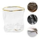 thumbnail image 5 of KAKOWELY 1 vaso transparente para whisky, creativo, para cerveza, para fiestas y festivales, dorado., 5 of 5