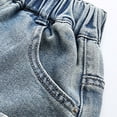 thumbnail image 6 of Tiijoy Girls Bow Straight Leg Denim Pants Casual Pull On Jeans Long Trousers, Sizes 6-16, 6 of 8