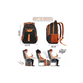 thumbnail image 3 of Mochila Para15.6 Pulgadas Laptop Para Viaje Escolar Color Negra Naranja, 3 of 5