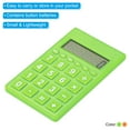 thumbnail image 5 of Uxcell Desktop Calculator, 2 Pack 8 Digit LCD Display Portable Desk Calculator Standard Function Style 2, Orange Green, 5 of 6