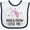White and Navy, variant on Inktastic Nana and Papaw Love Me Girls Baby Bib