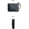 thumbnail image 4 of Portefeuille Femme Rfid Petit Portefeuille Bifold, Porte-Cartes à Fermeture Éclair pour Dames, Porte-Monnaie, Bracelet (Violet), 4 of 7