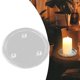 thumbnail image 1 of Portavelas de pilar, posavasos de cristal, bandeja para velas, plato de aperitivos versátil resistente al calor para vacaciones, bodas, baby shower, DI 105 cm, 1 of 8