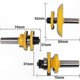 thumbnail image 5 of 3-Piece Router Bit Set, 1/2" Shank, Rail & Blade Cutter for Panel and Cabinet Milling, Power Tool Accessory, 5 of 5