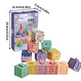 thumbnail image 3 of Loespoir Soft Gel Building Blocks, Educational Toys For Early Childhood Development Teething, Safe Boilable Silicone Educational Toys, Teething Safe Building Blocks, 3 of 9