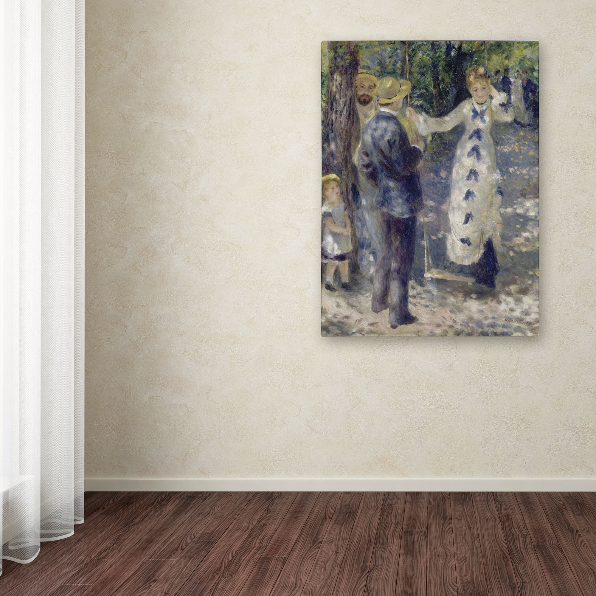 Renoir 'The Swing' Canvas Art