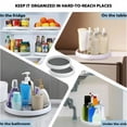 thumbnail image 6 of 2PCS Rotating Spice Organizer Rack Round Multi-Function Storage Tray, 6 of 8