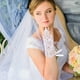 thumbnail image 5 of 1 par de guantes de vestir para niños, sin dedos, de encaje, para actuaciones, para niñas de las flores, para escenarios de bodas., 5 of 5