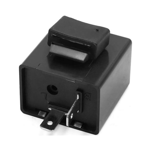 Unique Bargains 6-12V 2 Pin Beeper Flasher Relay for Motorcycle Turn Signal Light Indicator