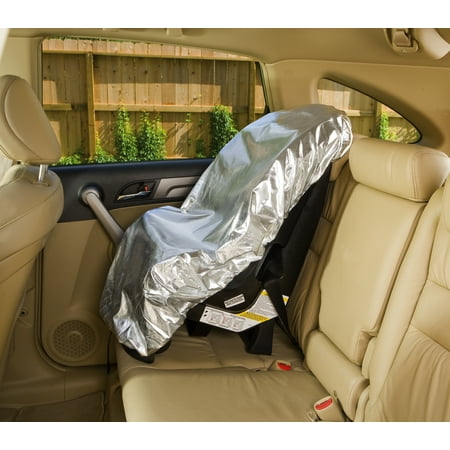 Car Seat Sun Shade Cover - Keep Your Baby's Carseat at a Cooler Temperature - Covers and Blocks Out Heat & Sun - More Comfortable for Baby or Child - Protection from UV Sunlight - Mommy's (Best Shades To Keep Out Heat)