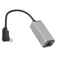 thumbnail image 3 of USB C Ethernet Adapter, Low  Latency Aluminum Alloy Shell Type C To RJ45 Converter Stable Signal 10Mbps 100Mbps  for Phones for Tablets, 3 of 7
