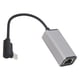 thumbnail image 1 of Adaptador Ethernet USB C, enchufe y reproduce una latencia de rojo baja 10mbps 100mbps tipo c al convertidor rj45 Señal estable para tabletas para telefonos, 1 of 7