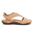 thumbnail image 3 of Sandalias ortopédicas Athlefit con soporte de arco para mujer, talla 9.5, color nude, 3 of 6
