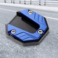 thumbnail image 1 of Extensor De Pata De Cabra Para Motocicleta Almohadilla de soporte de base ampliada universal para moto scooter bicicleta (azul), 1 of 7