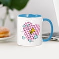 thumbnail image 3 of CafePress - Valentine's Woodstock Mug - 11 oz Ceramic Mug - Novelty Coffee Tea Cup, 3 of 4