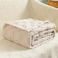 thumbnail image 6 of Mauxuk Soft Flannel Fleece Blanket - Ultra Plush Reversible Throw for Bed & Couch - Cozy Warm 51x61 Inch - Luxurious Flocked Fabric, 6 of 7