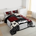thumbnail image 3 of Feelyou Jungle Camping Explorer Twin Comforter Sets, Rustic Farmhouse Bedding Set, 2pcs, 3 of 8