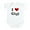 Cloud White, variant on CafePress - I Love Gigi Infant Bodysuit - Baby Light Bodysuit, Size Newborn - 24 Months