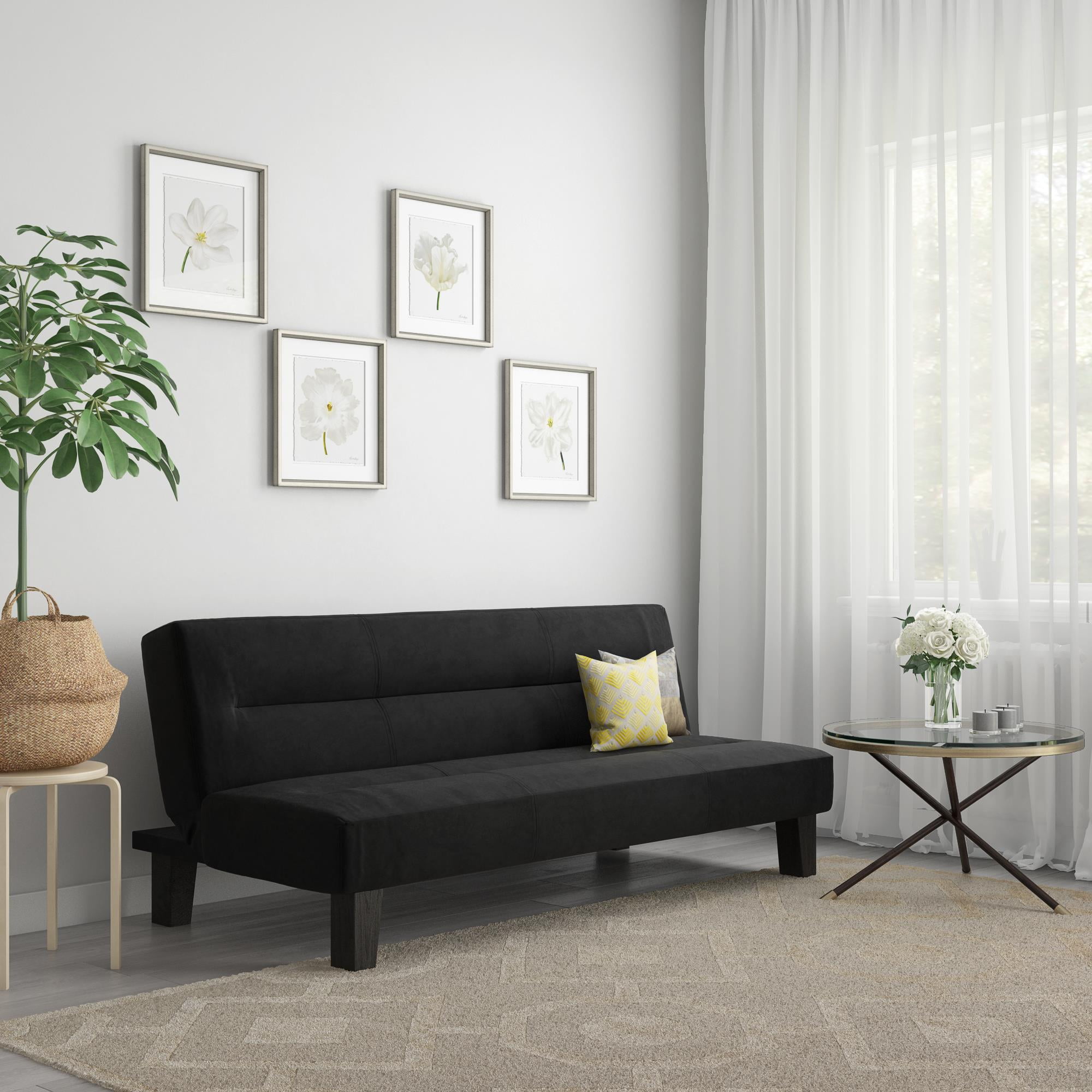 Dorel kebo microfiber futon sofa bed discount