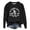 Black, variant on Trendfront Womens Halloween Witches Brew Coffee Crewneck Long Sleeve Graphic Print Letter Print Fall Theme Top Pullover Sweatshirt