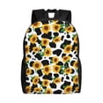 thumbnail image 1 of Fotbe Cute Cow Print Sunflower C Mochila de Viaje para Laptop, Mochila Ejecutiva Delgada y Resistente 15.6", 1 of 8