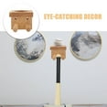 thumbnail image 3 of Luxshiny 2Pcs Wooden Baseball Bat Holder Modern Design for Sports Room, 3 of 8