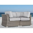 thumbnail image 2 of CoSoTower Fully Assembled 66" Outdoor Wicker Loveseat with Cushions, 2 of 7