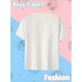 thumbnail image 2 of Cartoon Excavator Graphic T-Shirt - "See You Later Excavator" Design, Short Sleeve, Round Neck, Casual Spring/Summer Top for Kids, Casual Wear | Playful Design | Comfortable Fit, Excavator Tshirt, 2 of 6