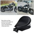 thumbnail image 3 of Aqxreight      Motorcycle Solo with Spring Bracket Kit Faux Leather Strong Support Universal Fit for Retro Motorcycle Motorcycle Driver, 3 of 7