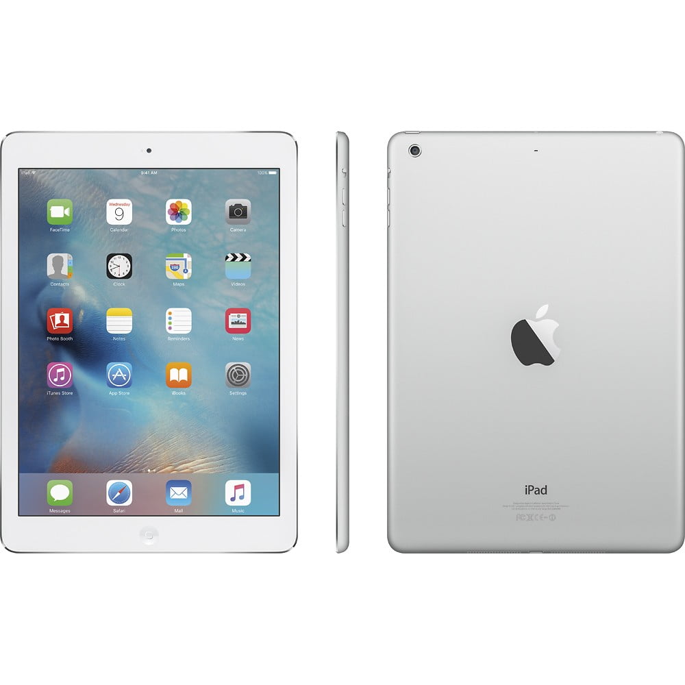 Apple iPad Air 16GB Silver Wi-Fi, 9.7 Retina Display, Refurbished