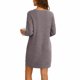 thumbnail image 5 of TaTaai Versatile Long Sleeve Fold Hem Dress, Women's Soft Fabric Casual Wear, Trendy Solid Color Top for Spring Summer Season, Perfect for Daily Use, Dating, Dance, and Holidays Gift, 5 of 7