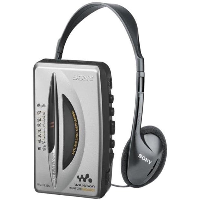 Reproductor de casetes Sony WM-FX195 Walkman AM/FM Stereo