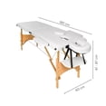 thumbnail image 4 of Cama De Masaje Angosta Vanlig Madera Maldiva Blanca, 4 of 4