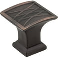 thumbnail image 1 of Jeffrey Alexander 535 Aberdeen 1-1/4" Square Cabinet Knob - Bronze, 1 of 7
