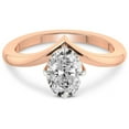 thumbnail image 4 of IGI Certified 5 Carat Oval Shape Lab Grown Diamond Engagement Ring | 14K Rose Gold | Janes Chevron Lab Diamond Ring | FG-VS1-VS2 Quality Friendly Diamonds, 4 of 6