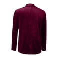 thumbnail image 3 of Ticikt Women's Velvet Suit Blazer Jacket Casual Notch Collar Long Sleeve One Buttons Open Front Blazer Coat Pocket, 3 of 5