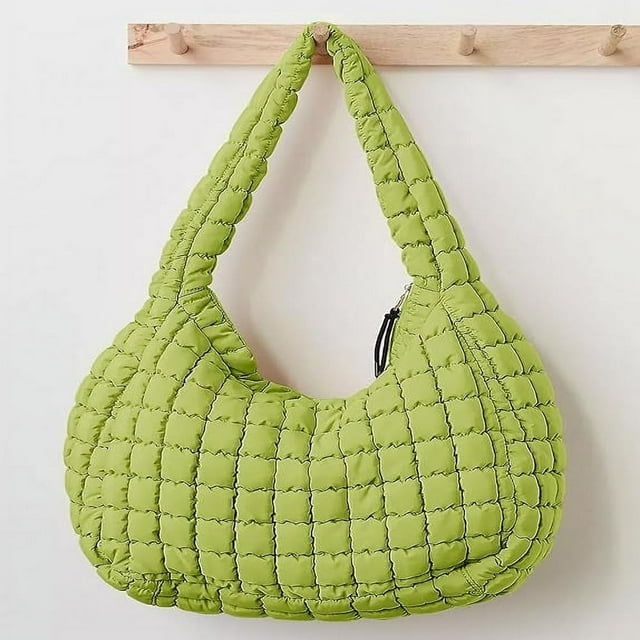 CNKOO Quilted Tote Bag Large Quilted Carryall Puffer Shoulder Bag Lightweight Quilted Padding Bag Quilted Bag