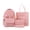 Pink, variant on Large Capacity Ergonomic Backpack for Students, Bunny Ear Decoration Lightweight Daypack for Campus, Back to School Backpack