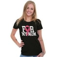 thumbnail image 4 of Breast Cancer BCA Pink Ribbon for Mom Womens Slim Fit Graphic Tee Brisco Brands S, 4 of 5