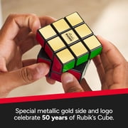 Rubik’s Cube, Retro 50th Anniversary Edition 3x3 Color-Matching Puzzle