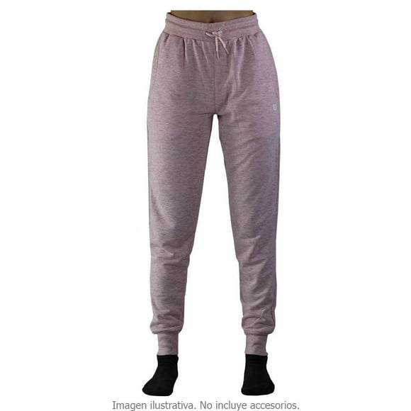 Pantalón Wilson para Mujer, Tipo Jogger Deportivo Liso Rosa Talla EG