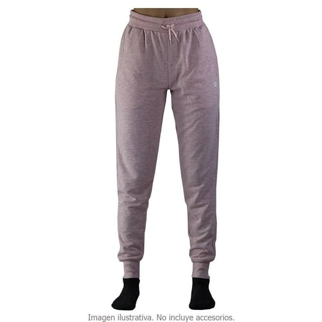 Pantalón Wilson para Mujer, Tipo Jogger Deportivo Liso Rosa Talla M
