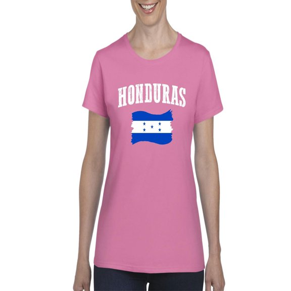 NIB - Women's T-Shirt Short Sleeve - Honduras Flag