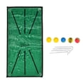 thumbnail image 1 of Estera de entrenamiento para golpear Golf, alfombra antideslizante de gamuza para práctica de columpio con 5 bolas y 4 pines de fijación para el hogar y la Oficina al aire libre, 1 of 8