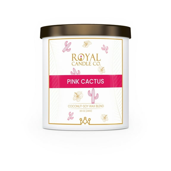 Pink Cactus Single Wick 8.5 Oz. Soy Candle